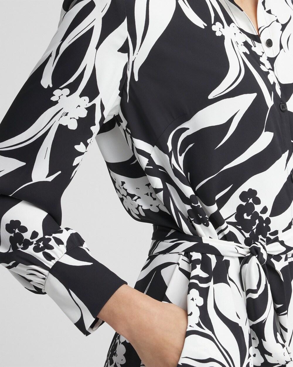 Foliage Maxi Shirt Dress Product Image