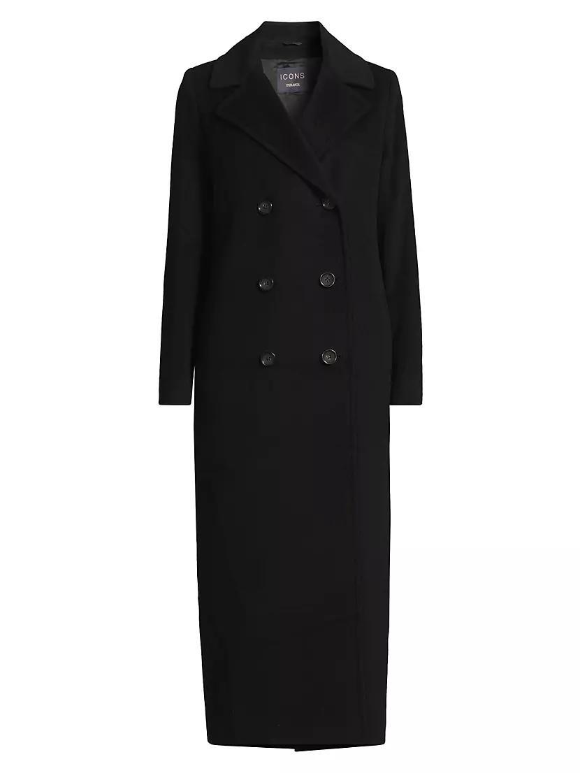 Wool-Cashmere Doube-Breasted Coat Product Image