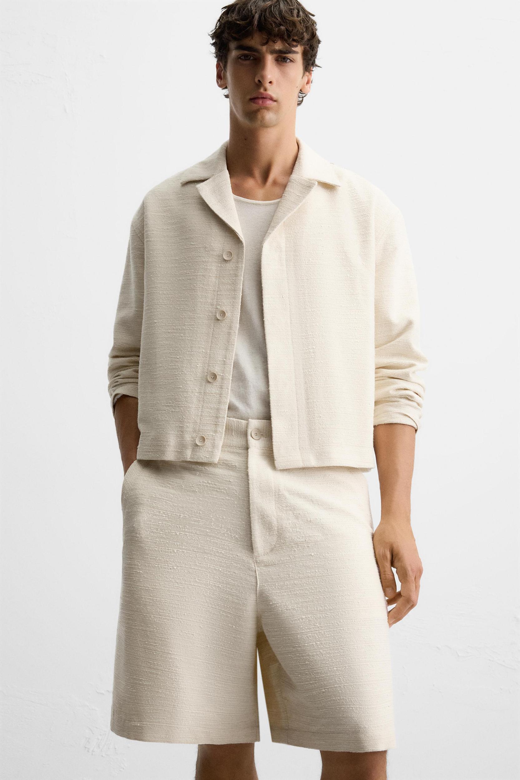 TEXTURED OVERSHIRT Product Image