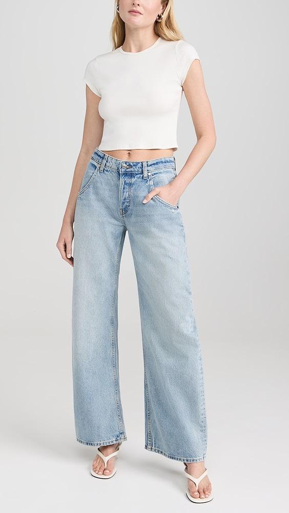 EB Denim Enzo Midrise Barrel Jeans | Shopbop Product Image