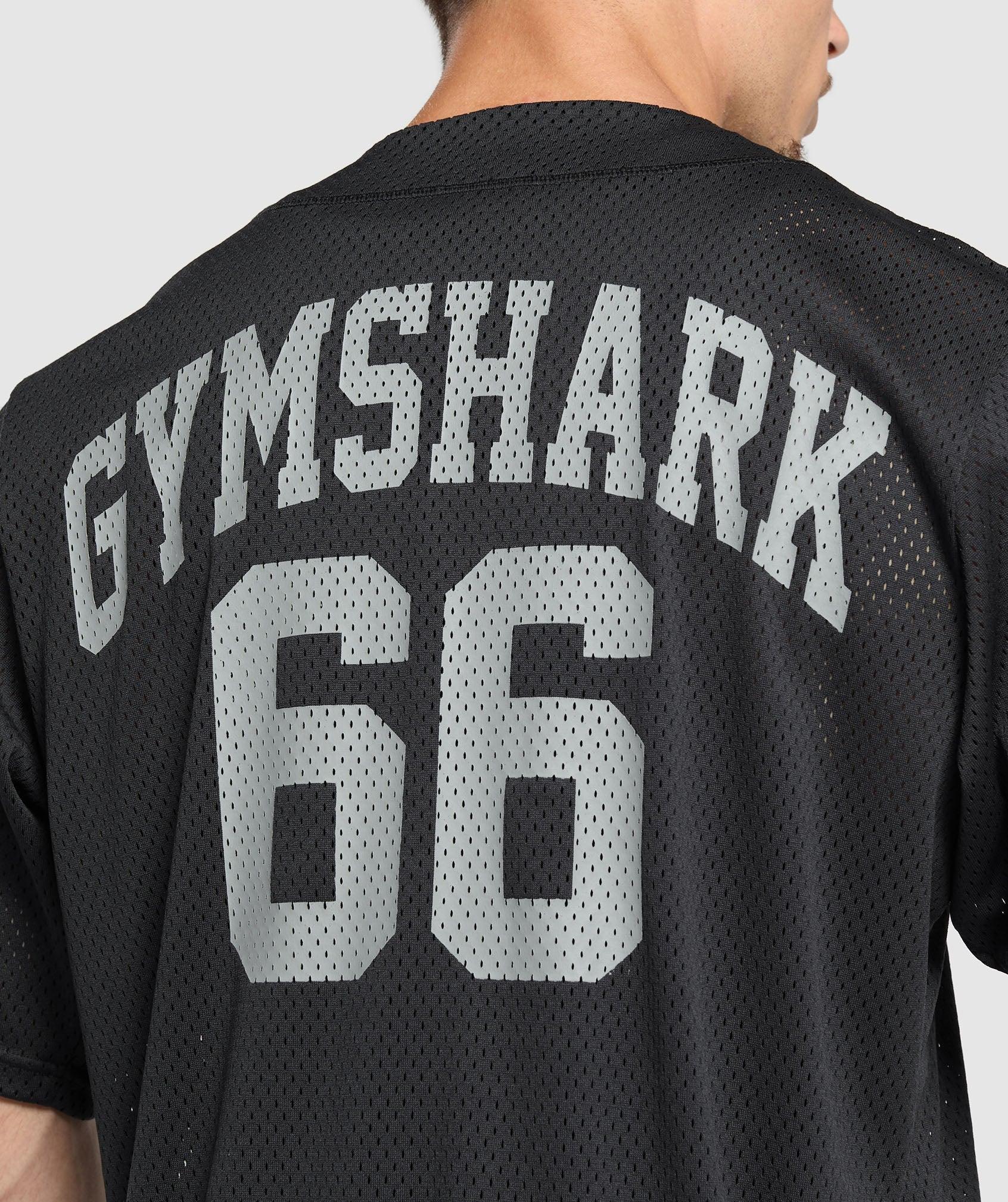 Gymshark Sports Jersey - Black Male Product Image