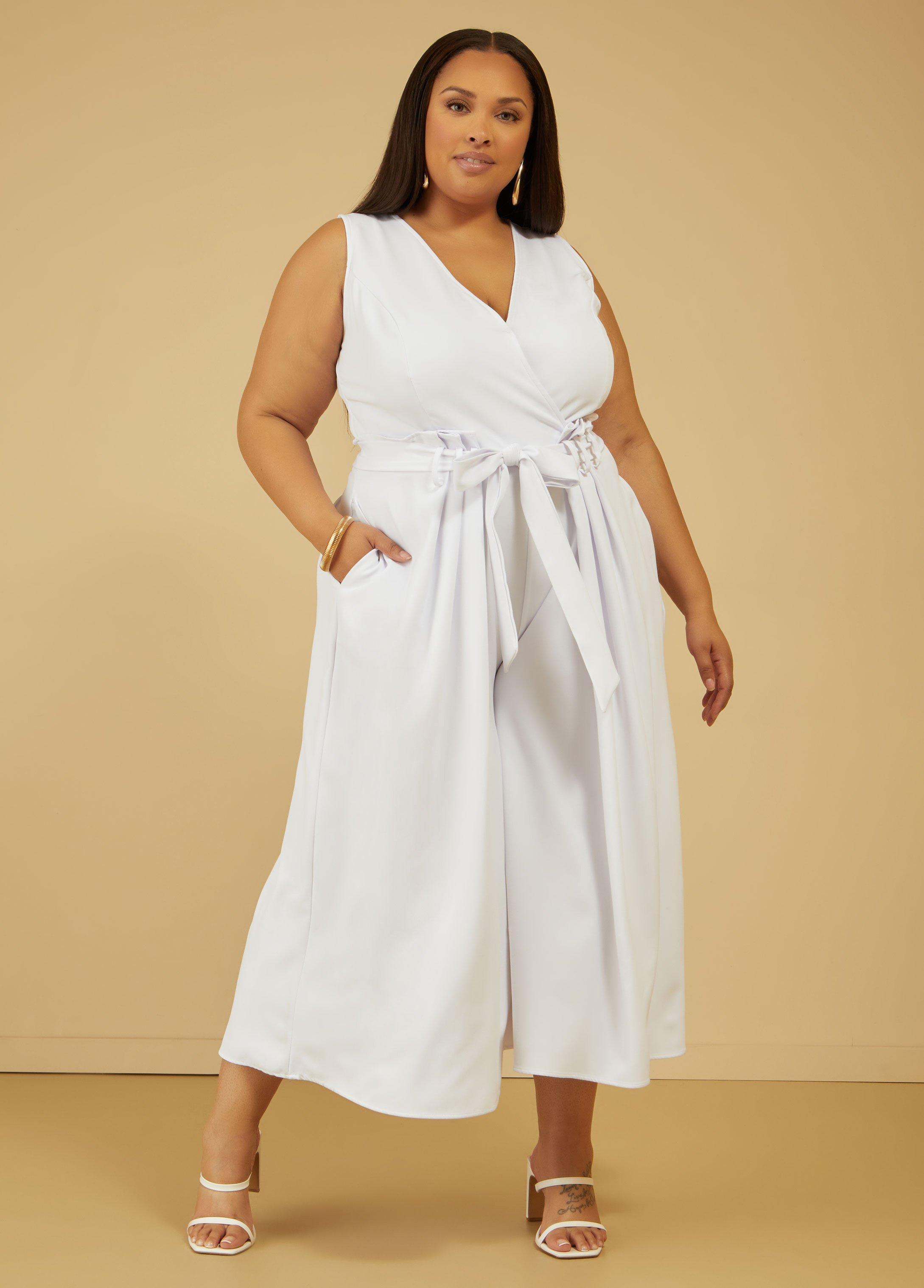 Cropped Wide Leg Jumpsuit Product Image