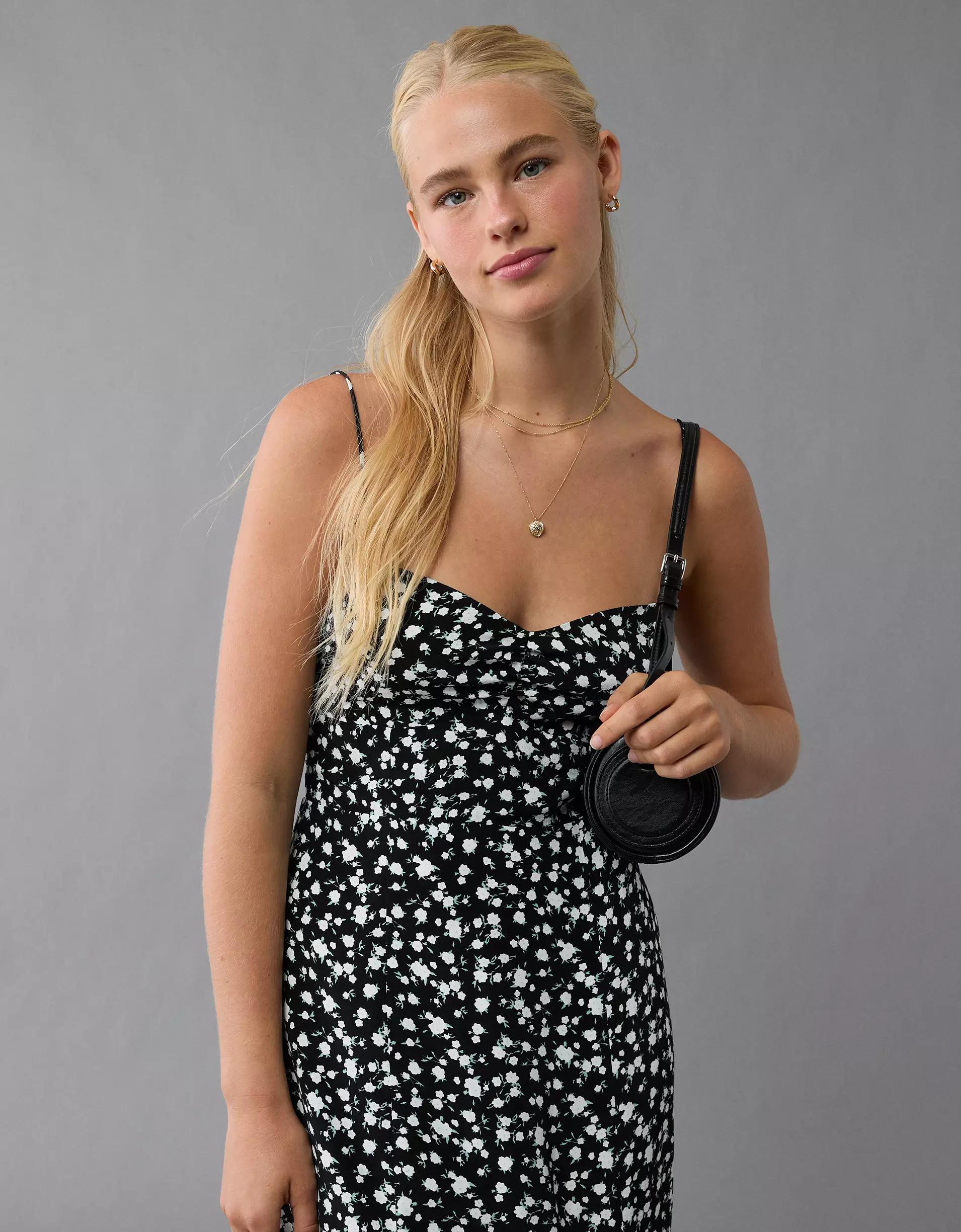 AE Catie Corset Column Midi Dress Product Image