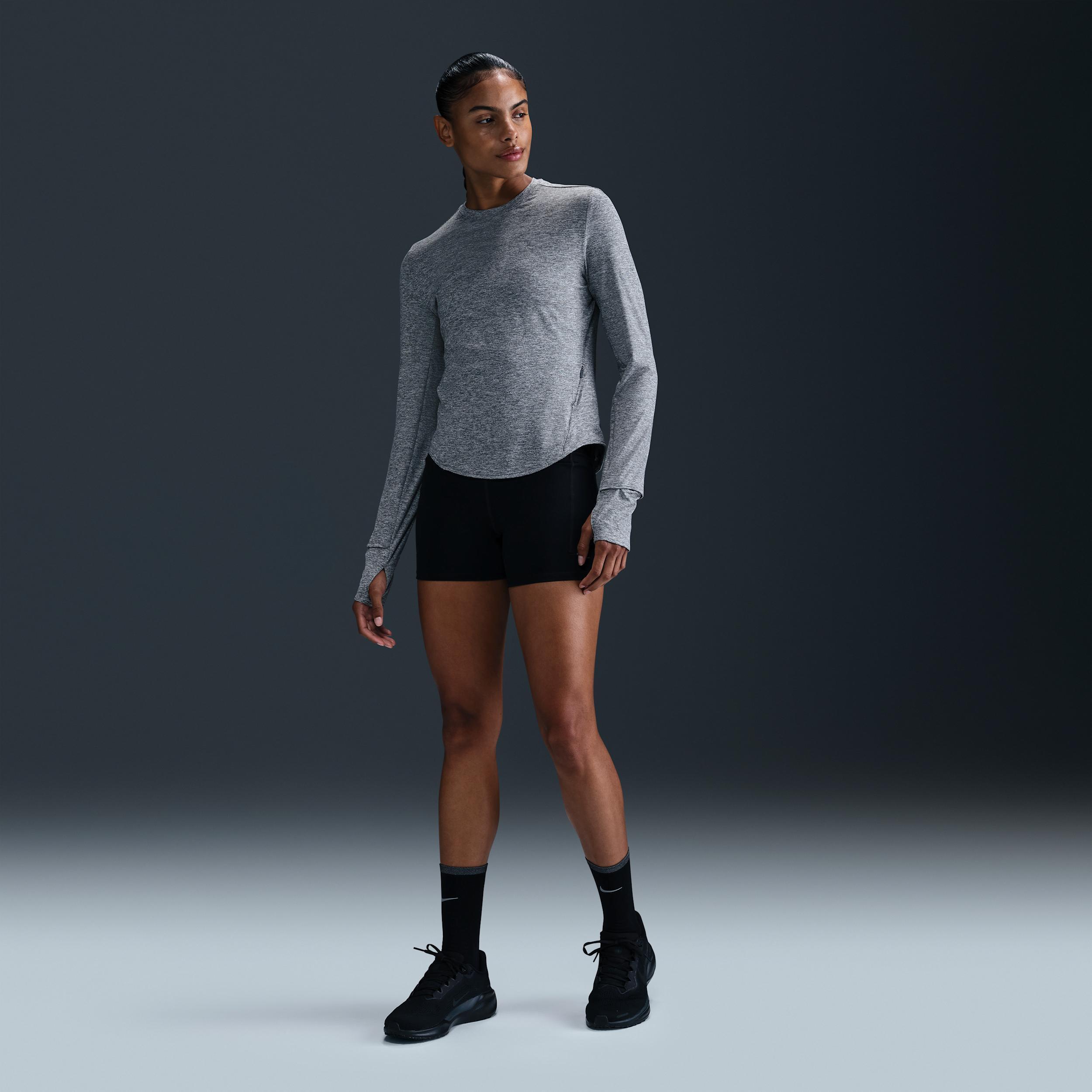 Nike Womens Swift Dri-FIT UV Long-Sleeve Crew-Neck Running Top | HQ0503-084 Product Image