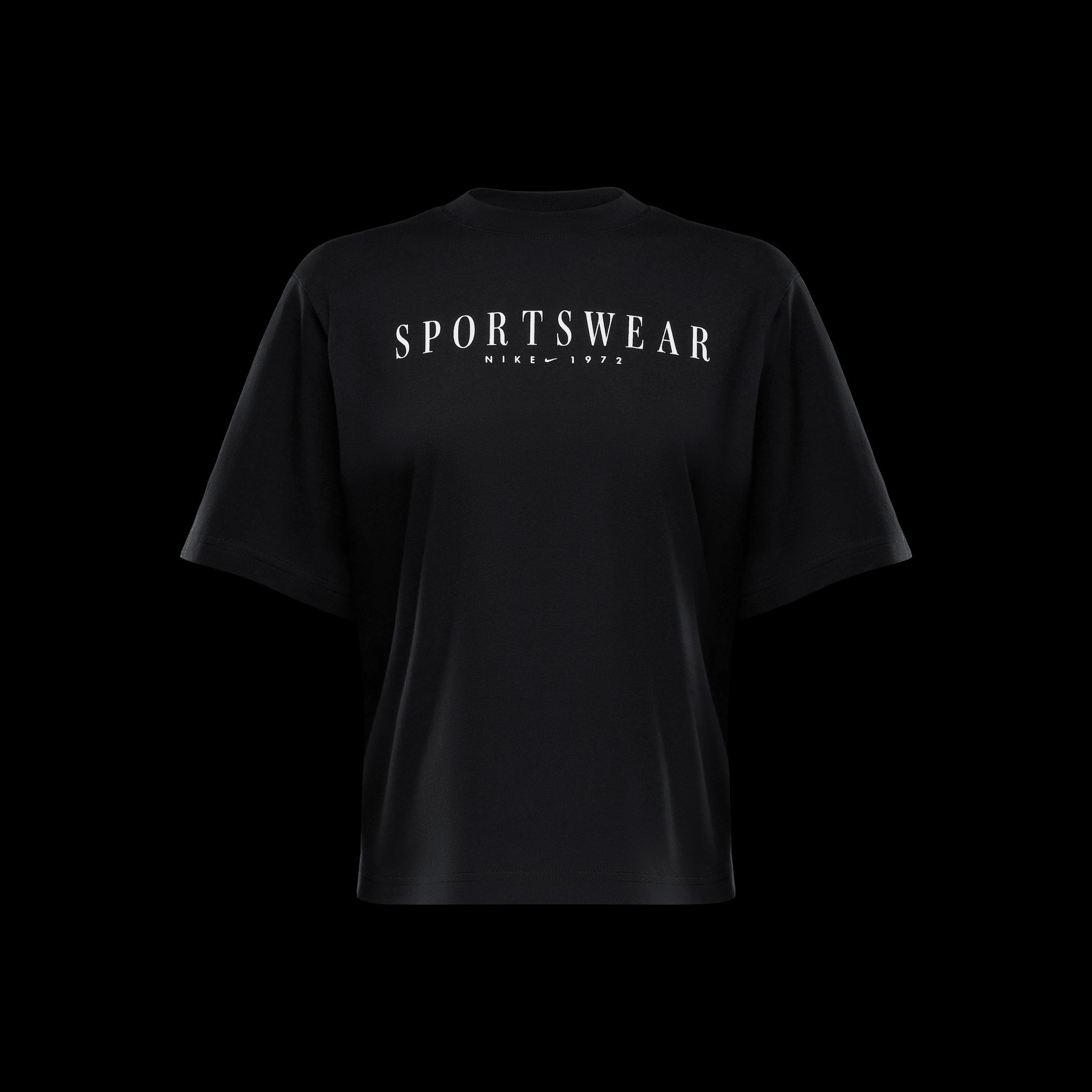 Womens Nike Sportswear Boxy T-Shirt | HV4653-010 Product Image