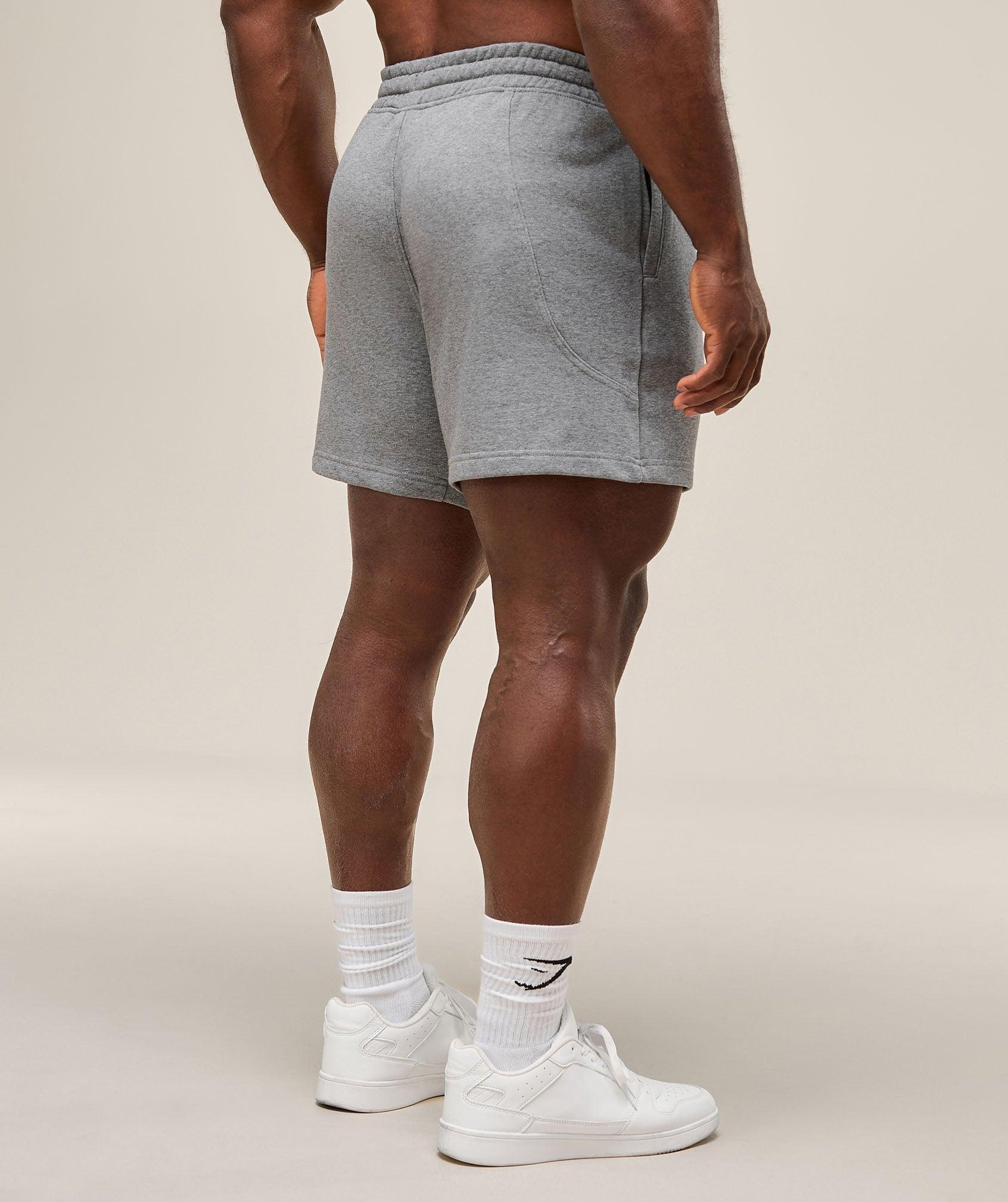 Gymshark Power 5" Shorts - Charcoal Core Marl Male Product Image