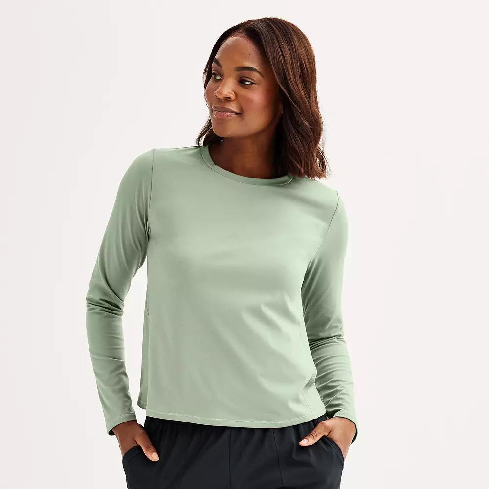 Women's Tek Gear® Essential Soft Long Sleeve Top,  Product Image