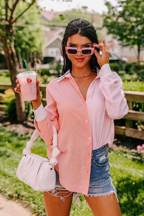 Maine Way Color Block Button Up Product Image