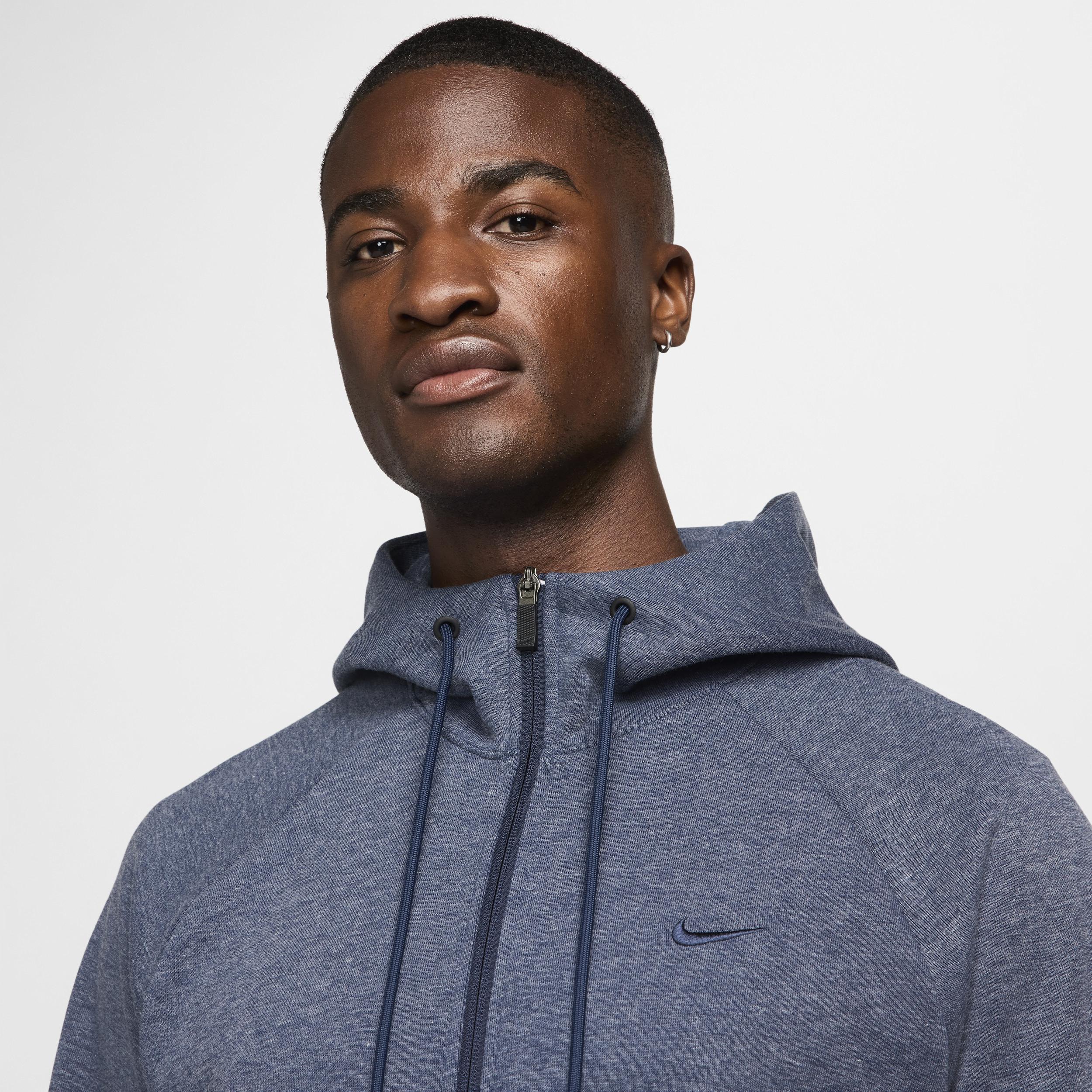 Nike Primary Fleece Men's Dri-FIT UV Full-Zip Performance Hoodie Product Image