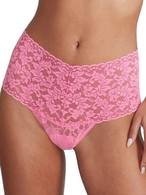 Signature Lace Retro Thong Product Image