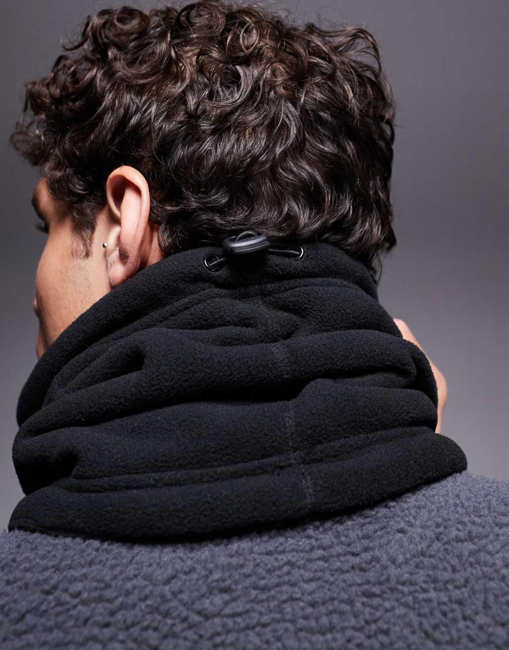 ASOS 4505 Ski fleece snood in black Product Image