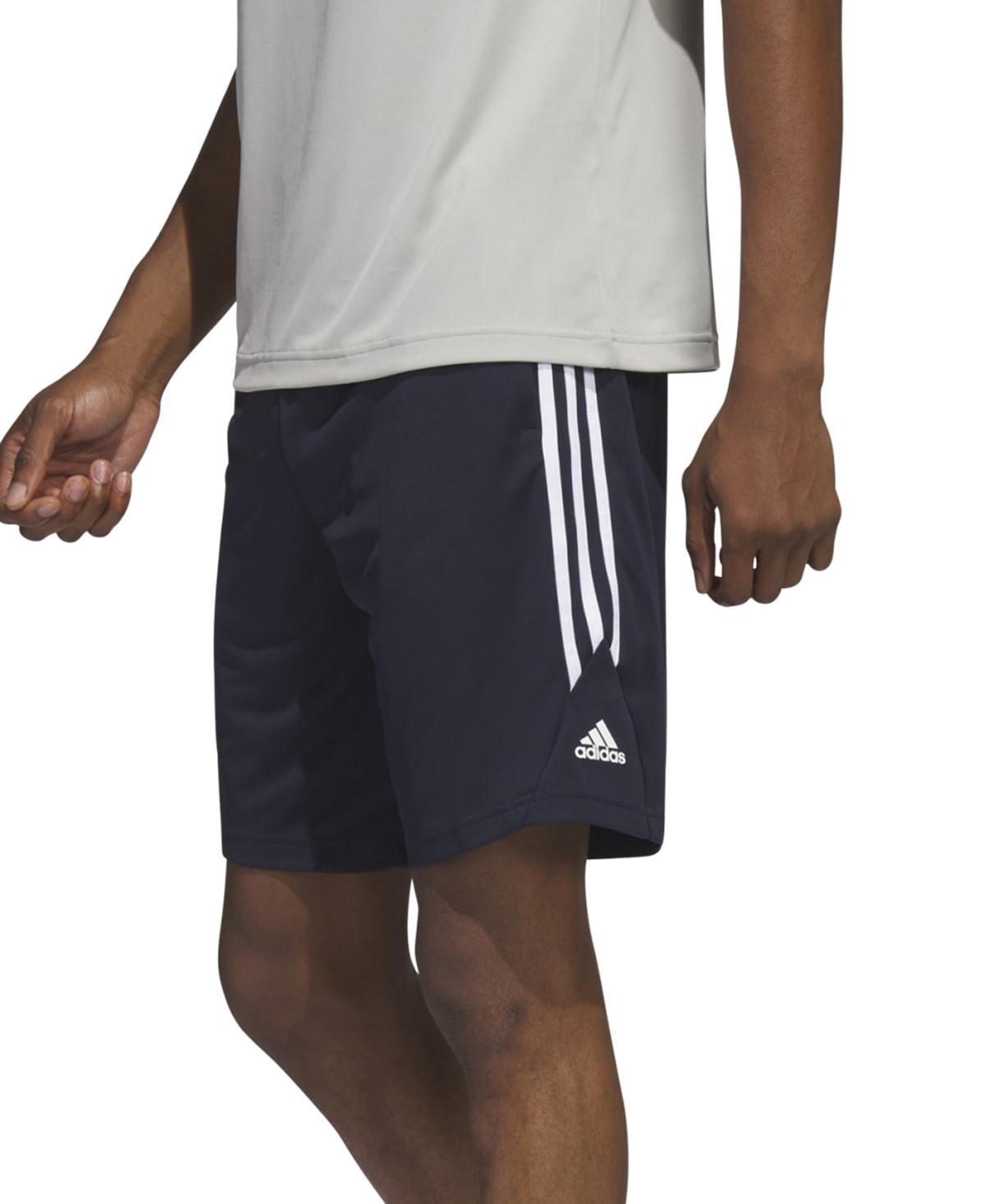 adidas Mens Legends 3-Stripes 7 Basketball Shorts - Metal Grey Product Image