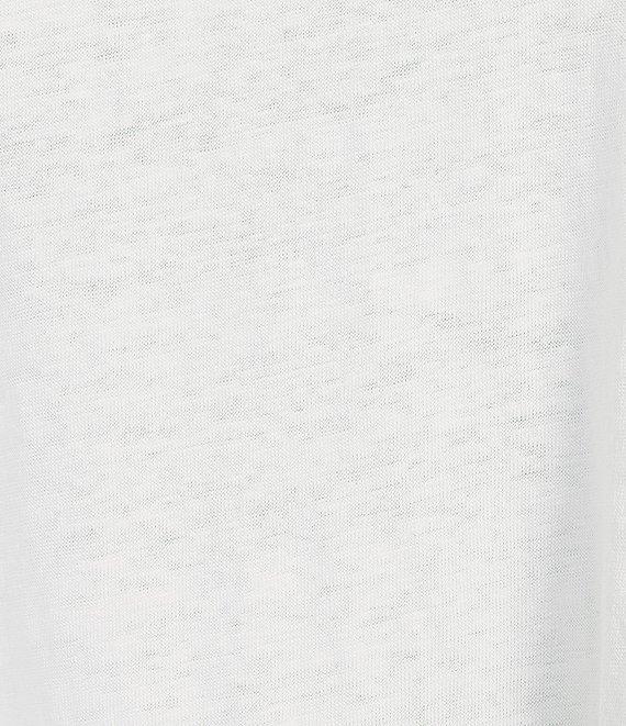 Eileen Fisher Texture Organic Linen Knit Scoop Neck Sleeveless Tank Product Image