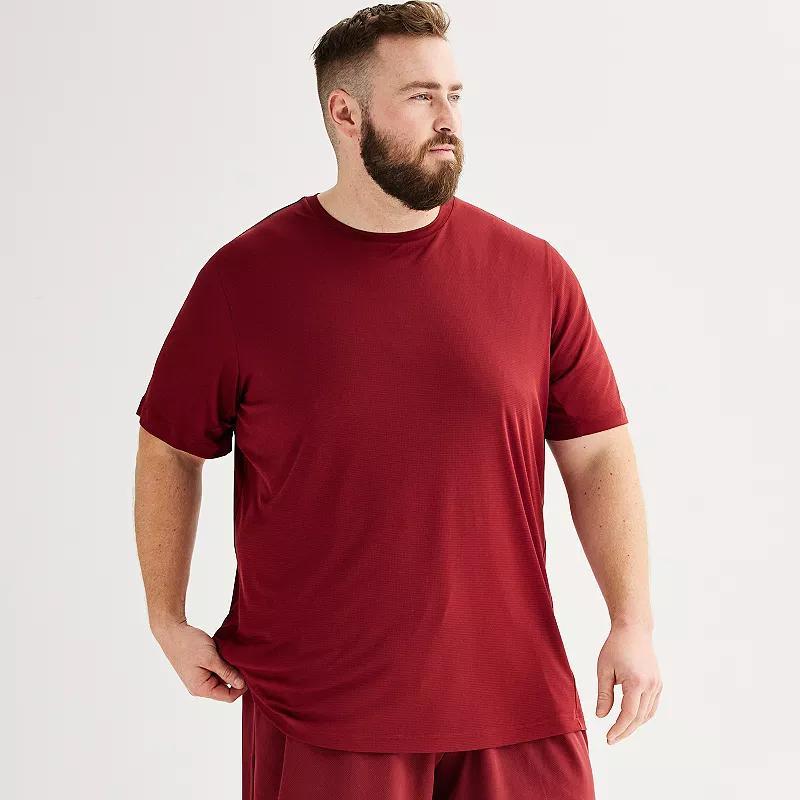 Big & Tall Tek Gear Dry Tek Tee, Mens Red Product Image