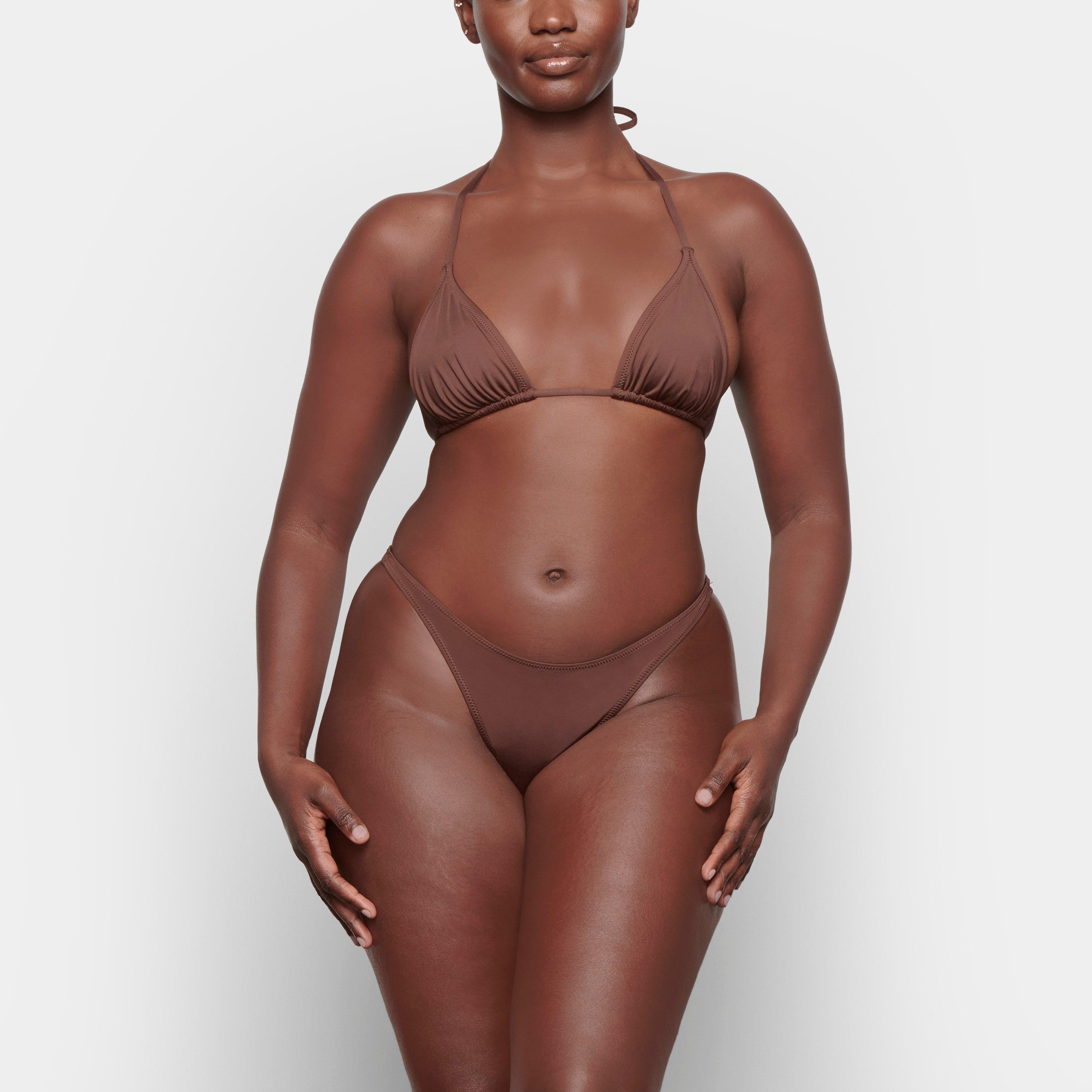 SIGNATURE SWIM THONG | COCOA Product Image