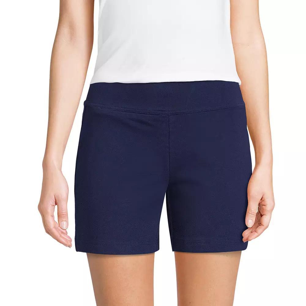 Women's Lands' End Starfish 7-in. Midrise Pull-On Shorts,  Product Image