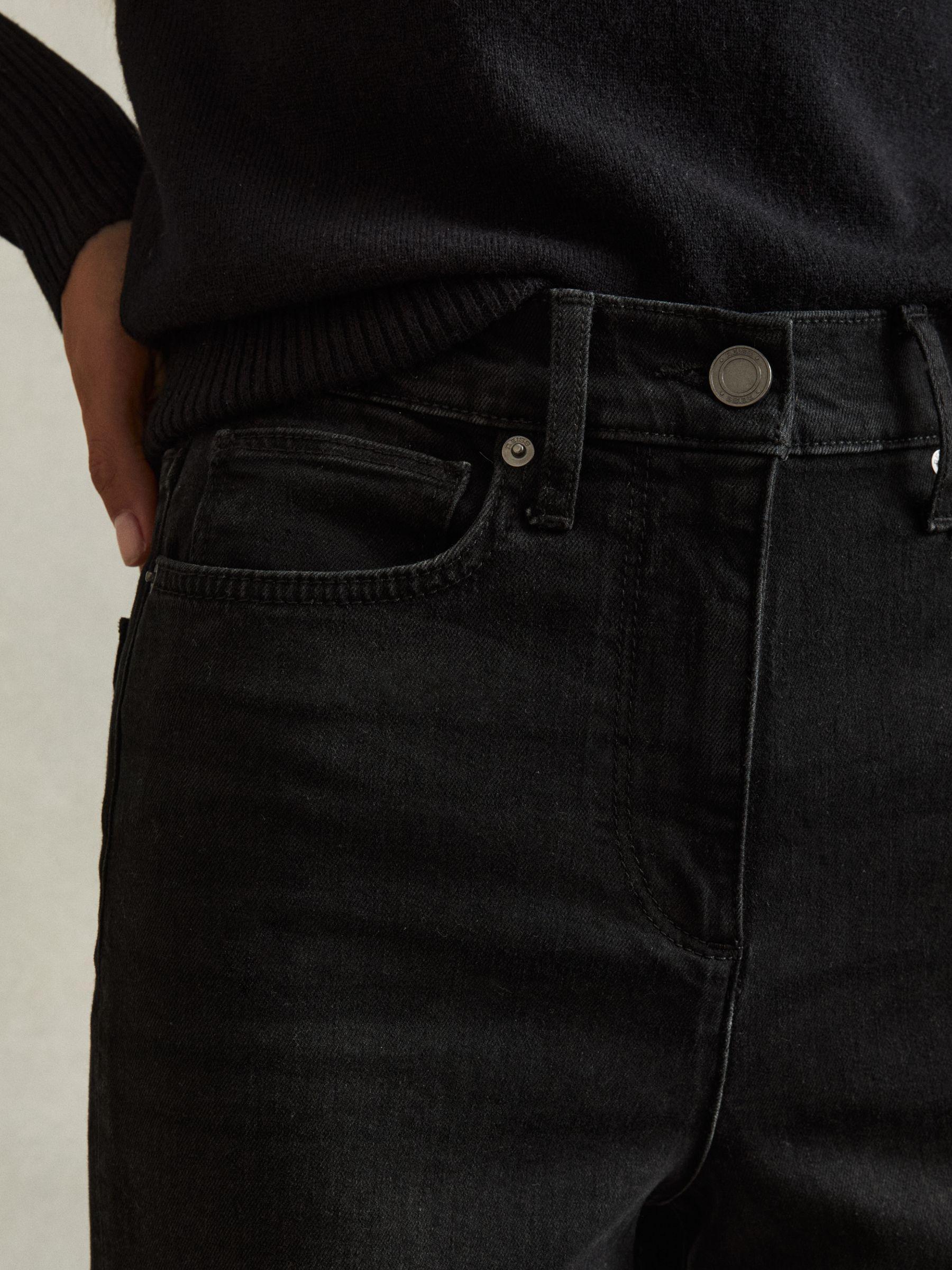 Palazzo Jeans in Black Product Image