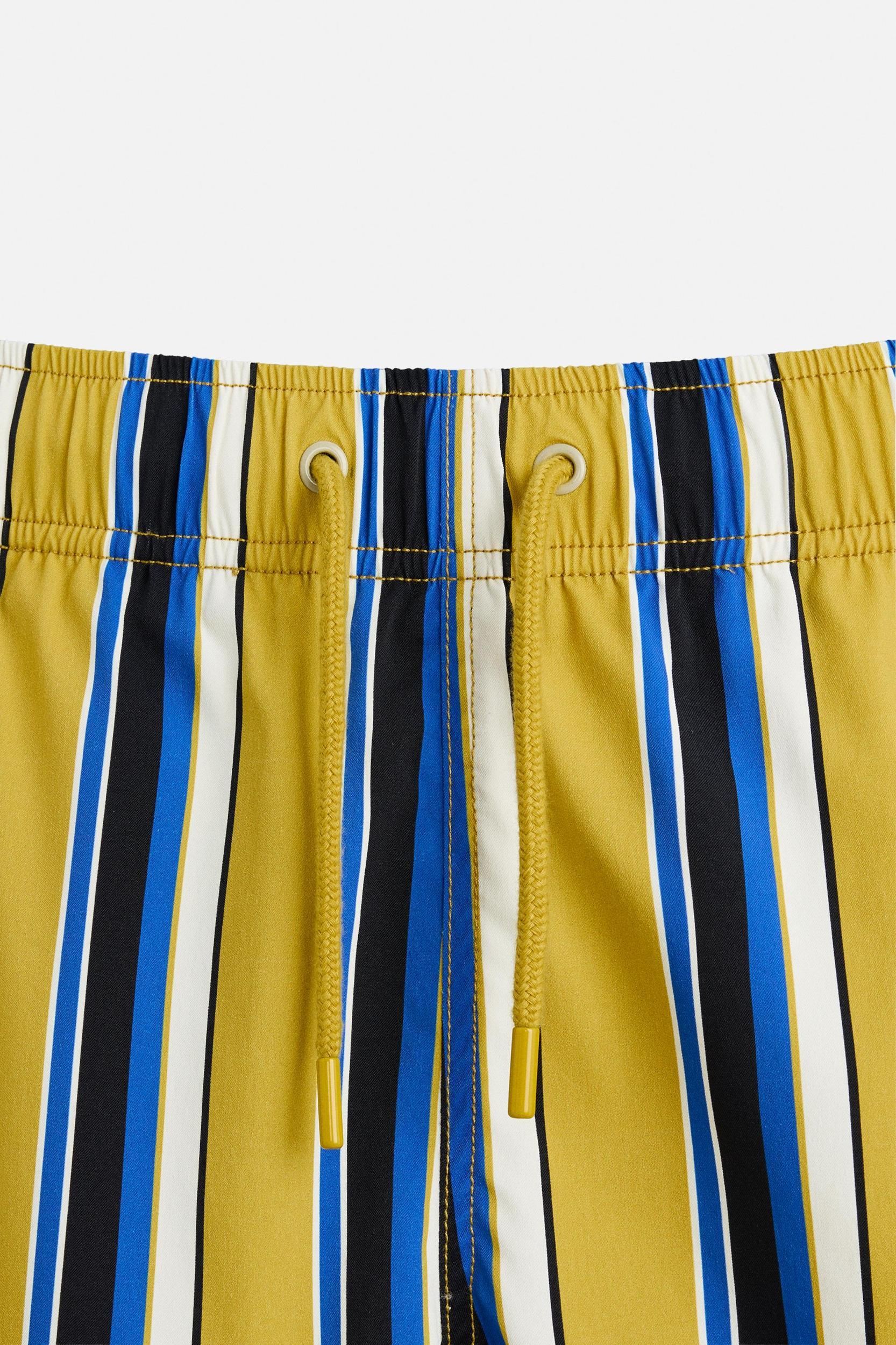 STRIPED MID-LENGTH SWIMSUIT Product Image