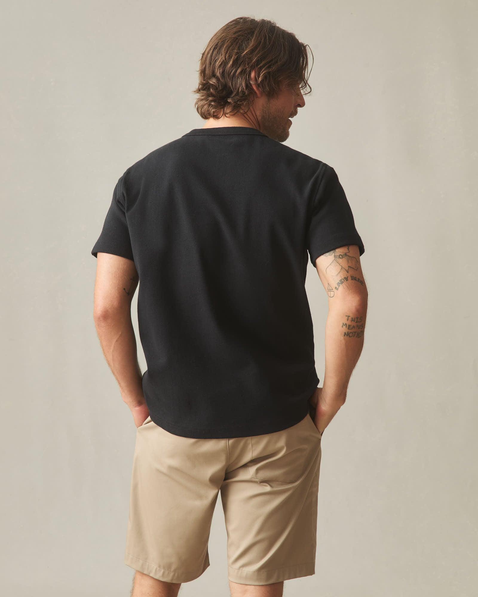 Men's Rib Tee - Black Product Image