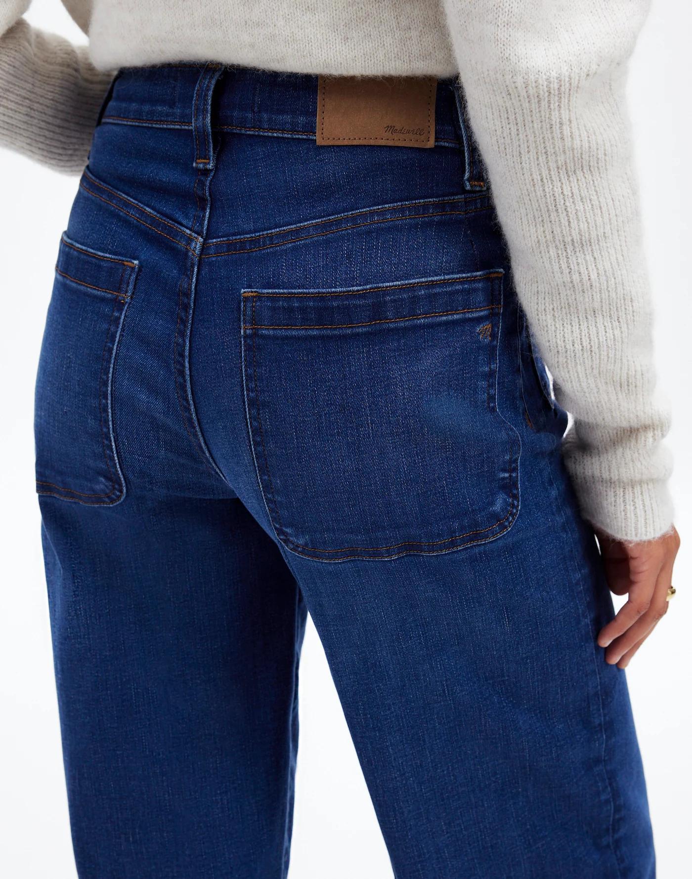 The Emmett Wide-Leg Full Length Jean: Patch Pocket Edition Product Image