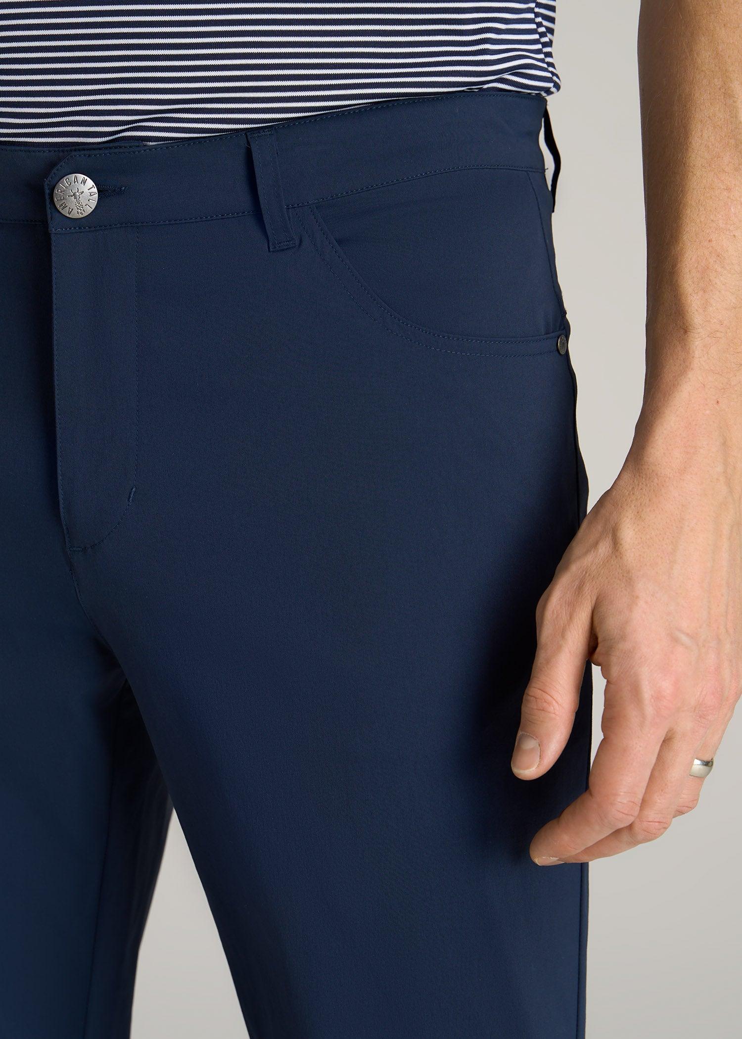 TAPERED-FIT Traveler Pants for Tall Men in Black Product Image