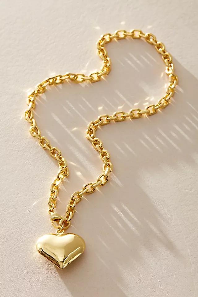 Puffy Heart Convertible Chain Necklace Product Image