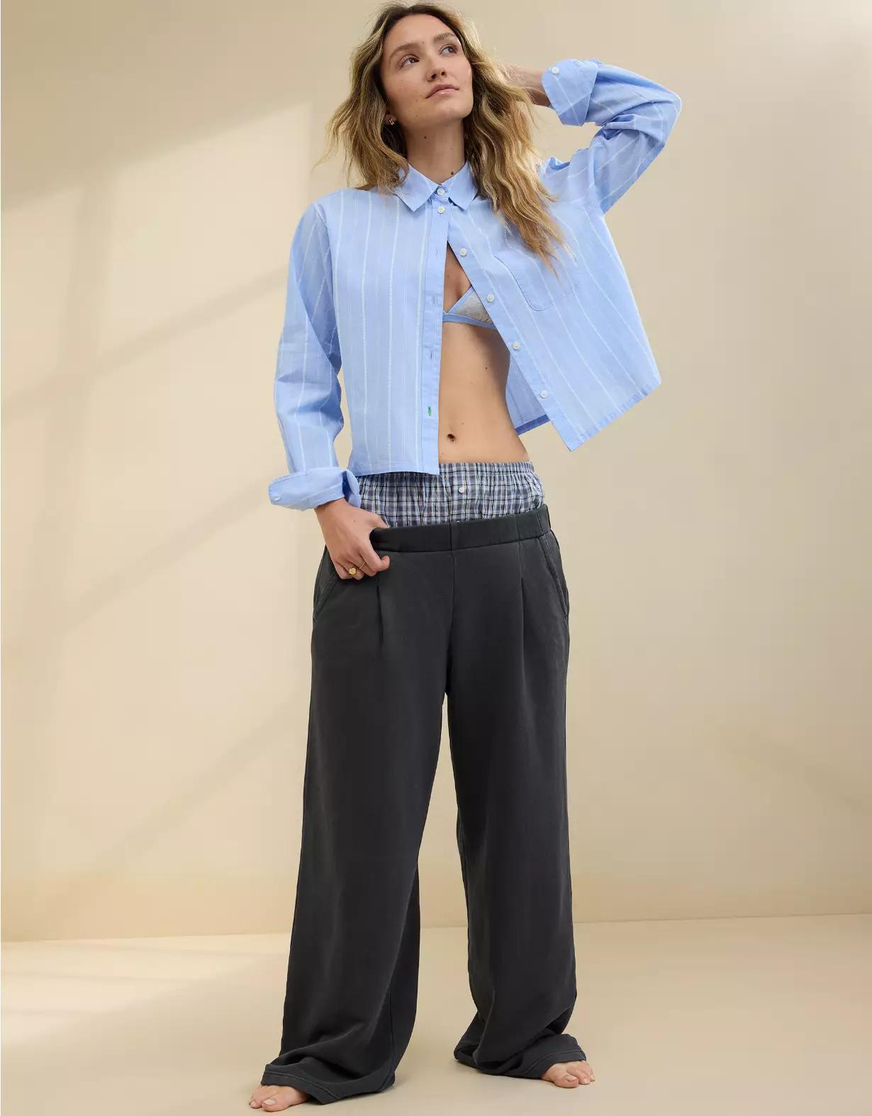 Aerie Cozy New Heights Fleece Trouser Product Image