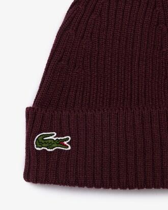 Rib Knit Brushed Wool Beanie Product Image