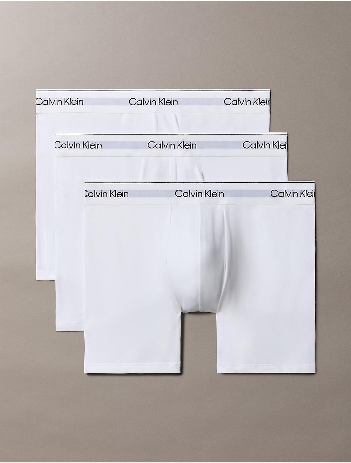 Calvin Klein Mens Icon Cotton Stretch 3-Pack Boxer Brief - Multi - S Product Image