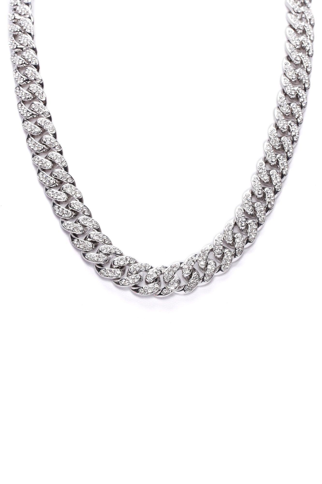 Big Silver Chain Necklace - Silver Product Image