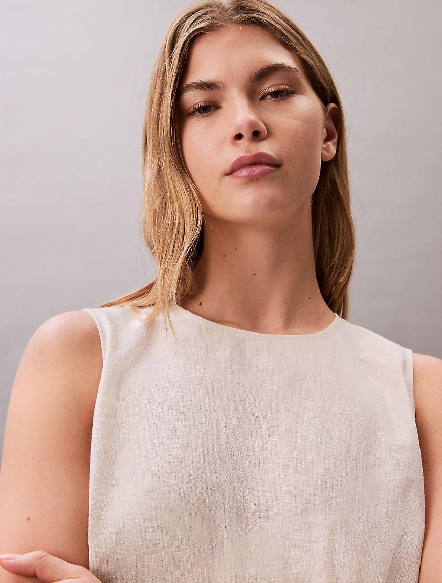 Linen Cotton Tank Top Product Image