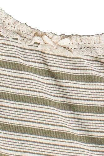 Striped Ribbed Shorts Product Image