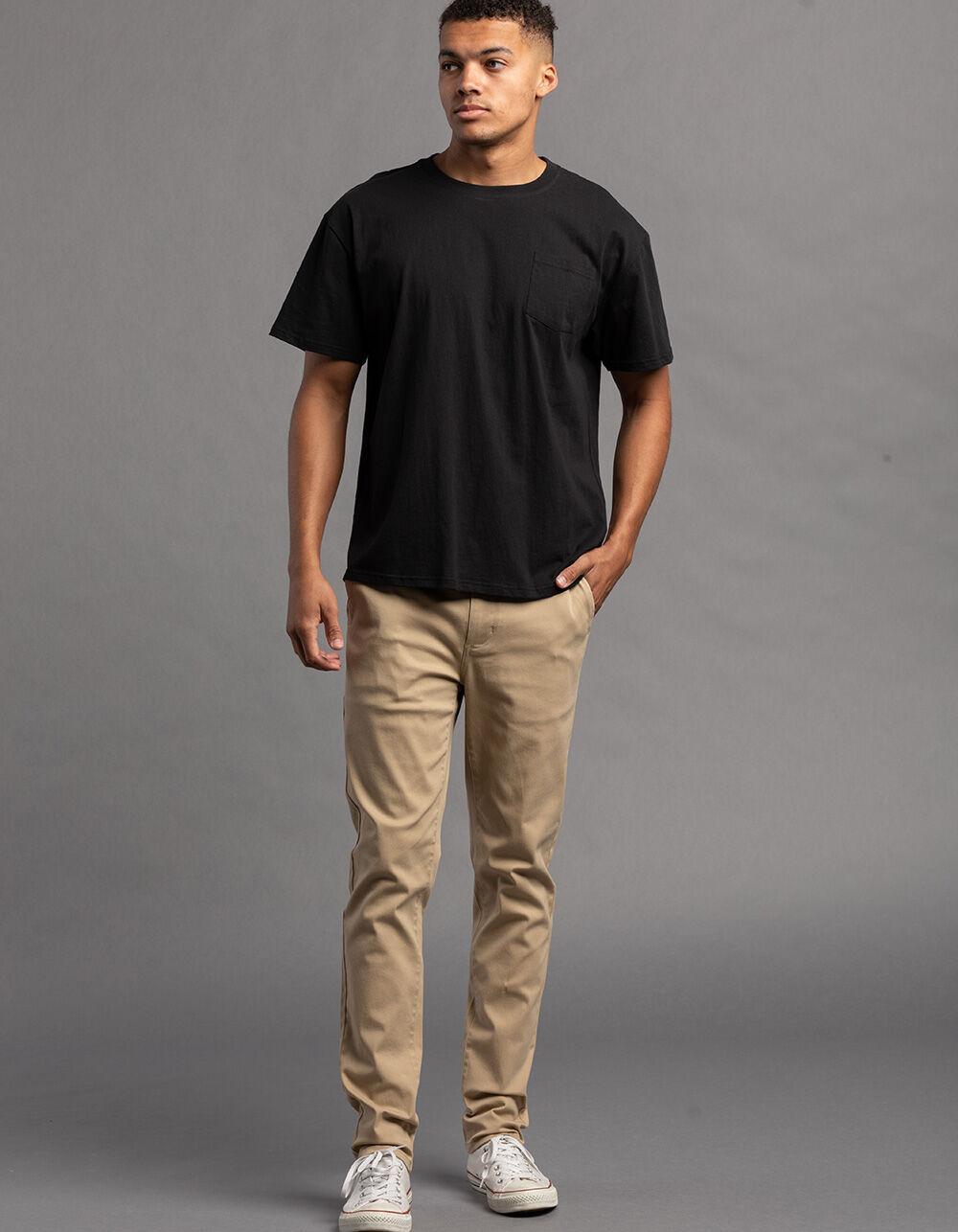 RSQ Mens Skinny Chino Pants - DESERT Product Image