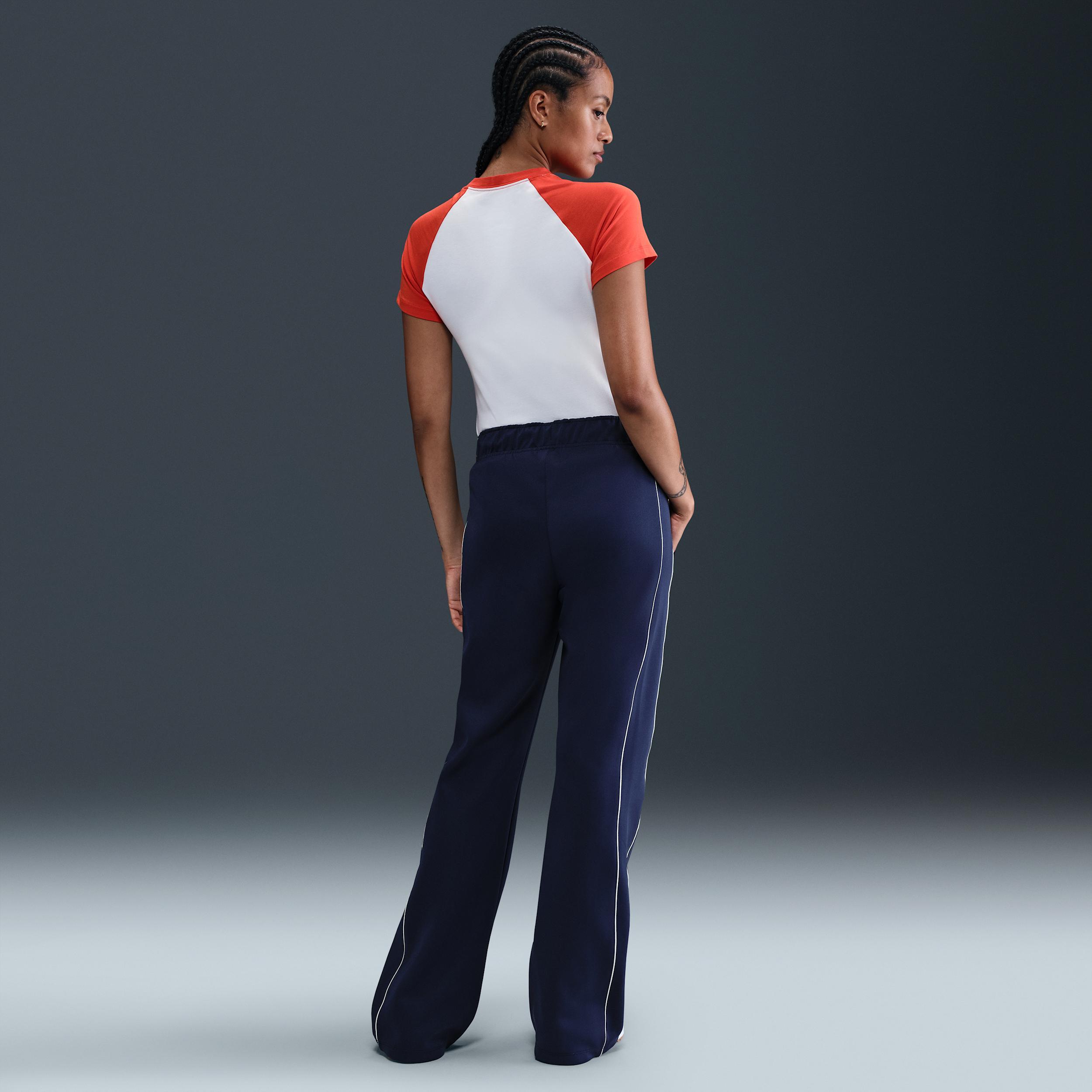 Womens Nike Sportswear Windrunner Mid-Rise Slim Knit Pants | HJ1016-410 Product Image