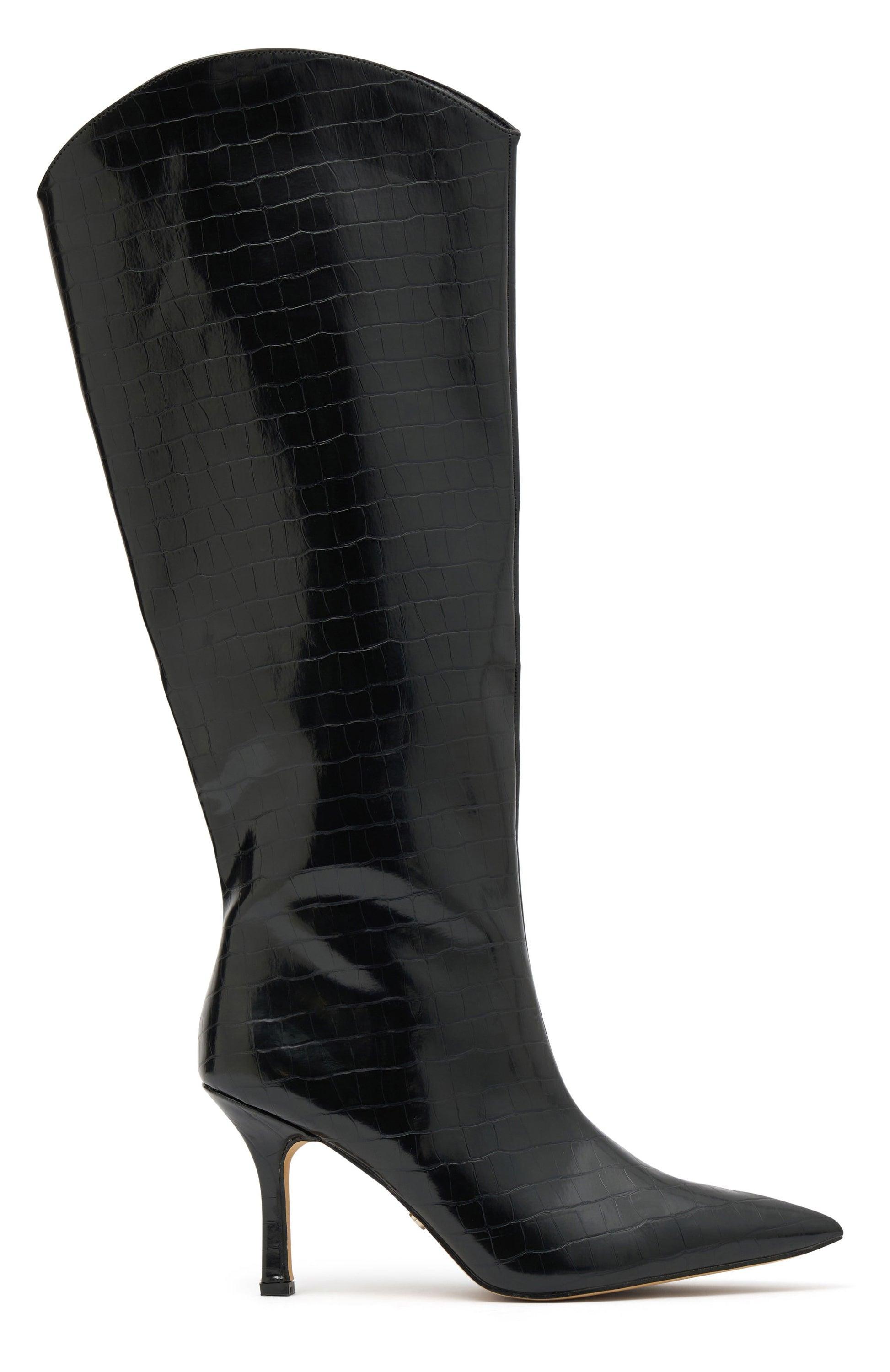 Blake Knee High Boots Black Product Image