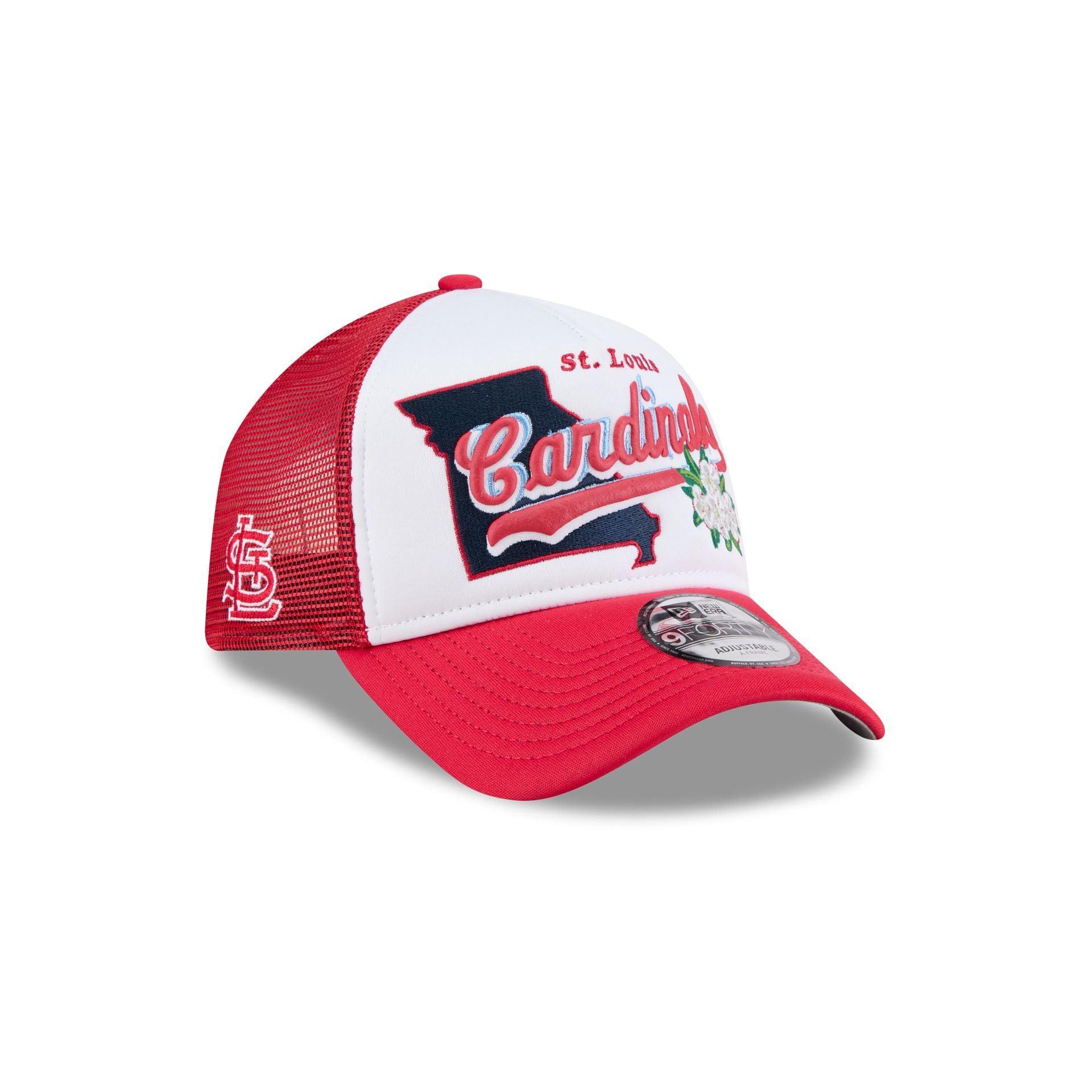 St. Louis Cardinals State Flower 9FORTY A-Frame Trucker Hat Male Product Image