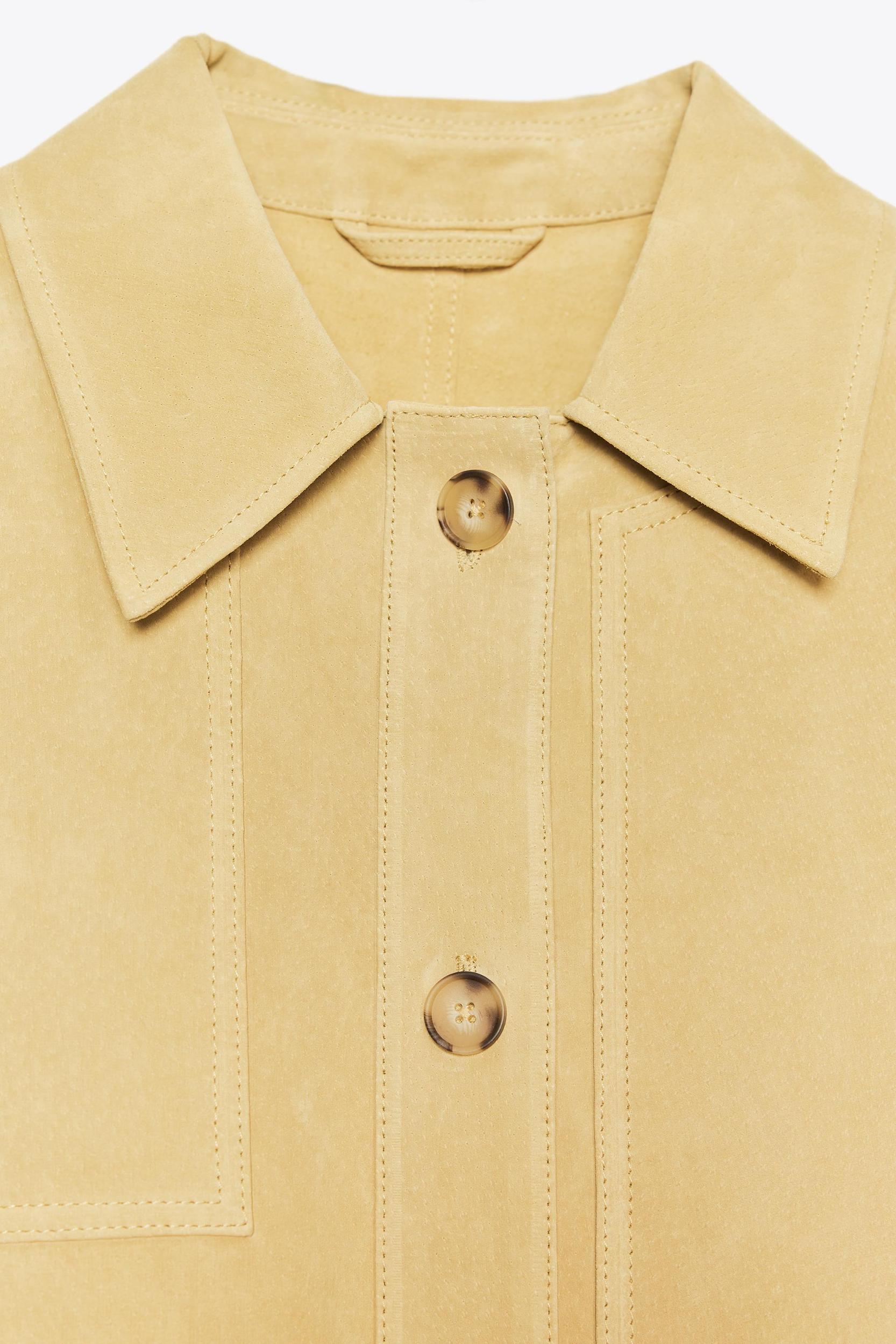 100% SUEDE LEATHER JACKET Product Image