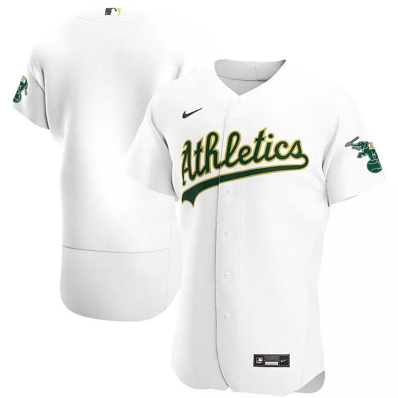 Men's Nike White Oakland Athletics Home Authentic Team Jersey,  Product Image