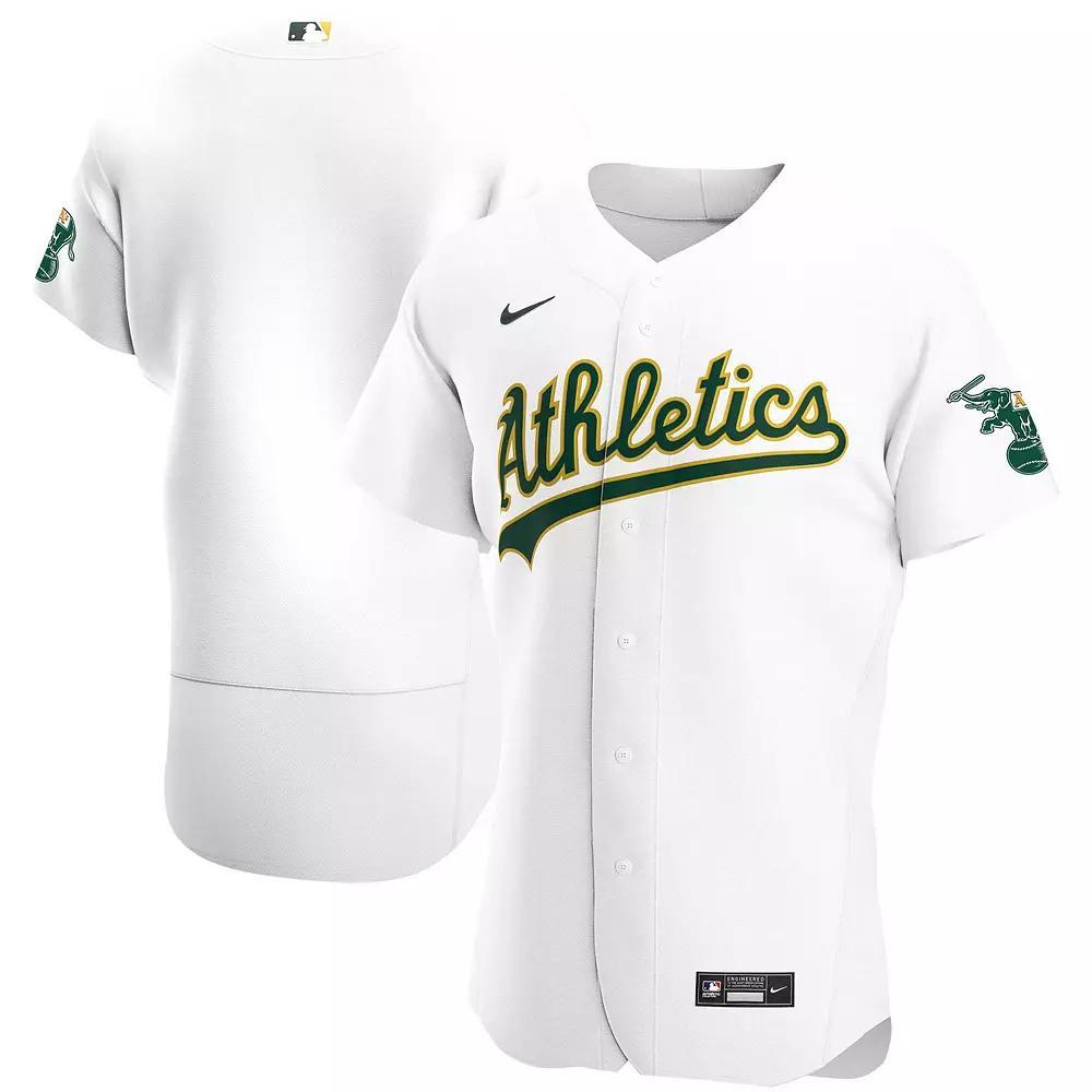 Men's Nike White Oakland Athletics Home Authentic Team Jersey,  Product Image