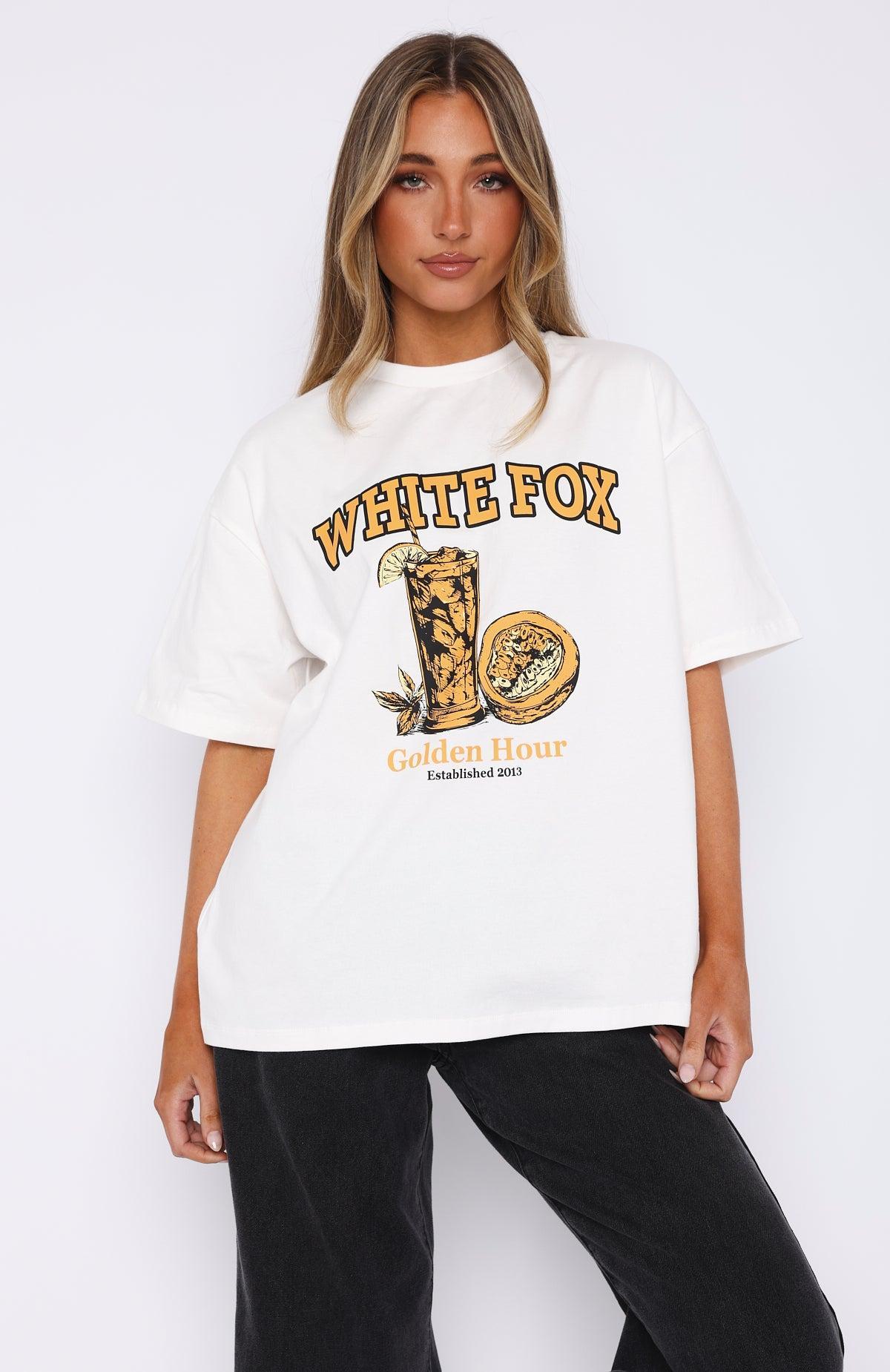 Need Some Time Oversized Tee White Product Image