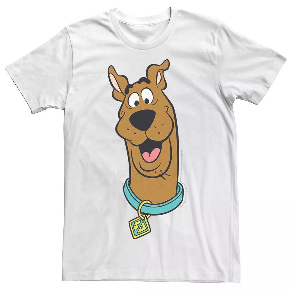 Men's Scooby Doo Big Face Graphic Tee, Size: Large, White Product Image