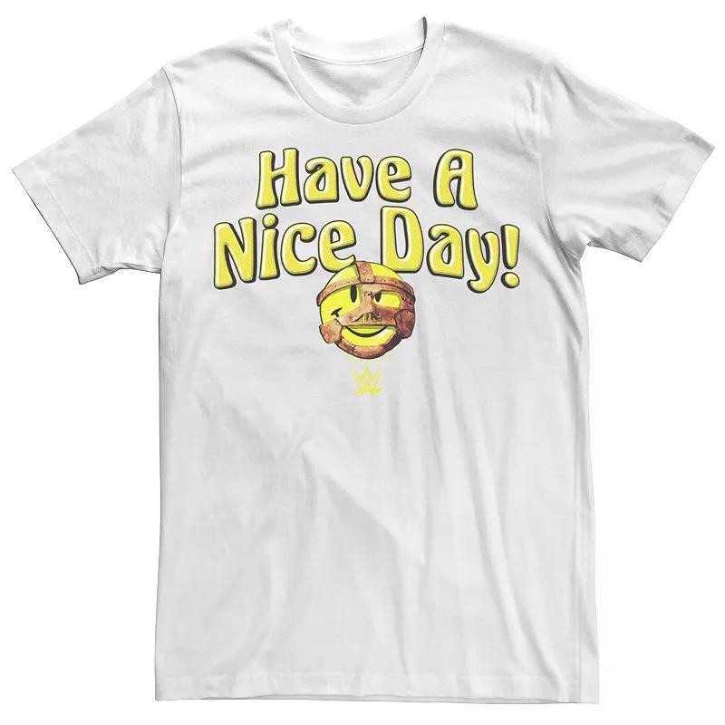 Men's WWE Mankind Have A Nice Day Logo Tee, Size: Large, White Product Image