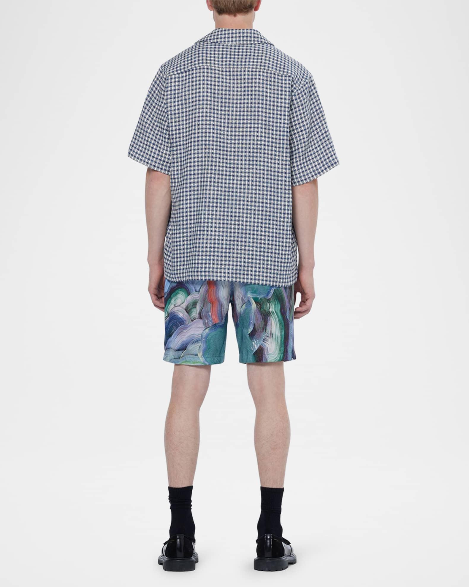 Men's Relaxed Jacquard Camp Shirt Product Image