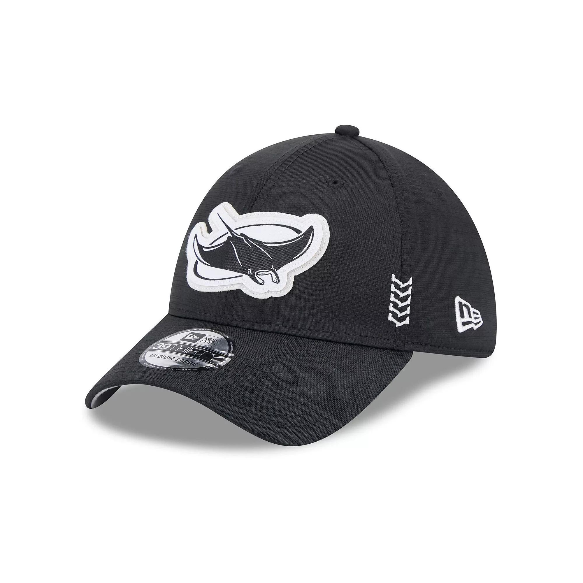 Men's New Era Black Tampa Bay Rays 2024 Clubhouse 39THIRTY Flex Fit Hat,  Product Image