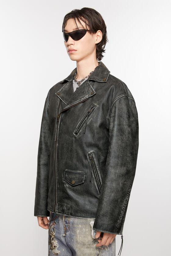 Biker leather jacket Product Image