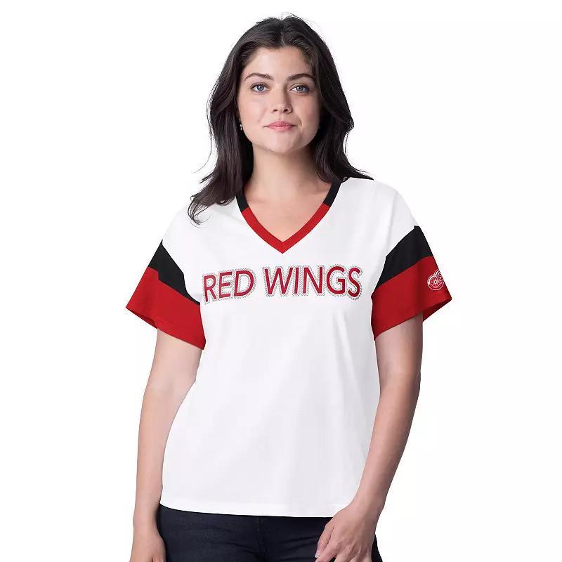 Women's G-III 4Her by Carl Banks White Detroit Red Wings Rink Over Product Image