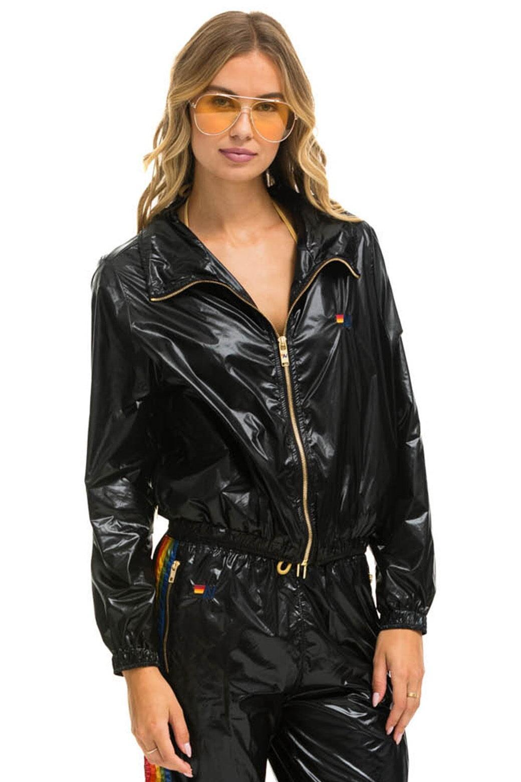 BASIC WINDBREAKER -  BLACK Female Product Image