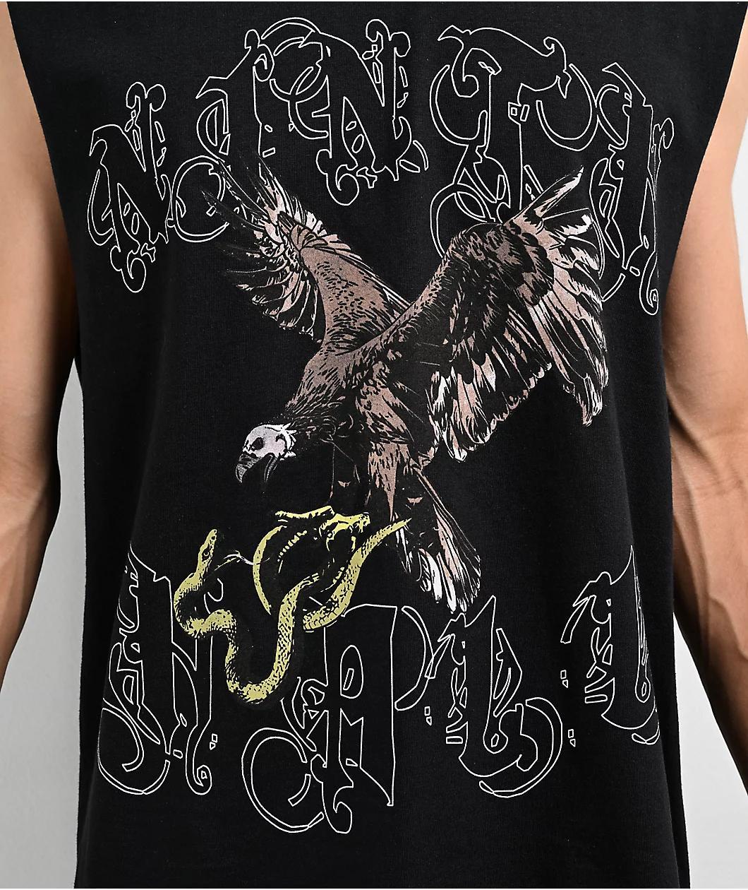 Ninth Hall Prey Black Tank Top Product Image