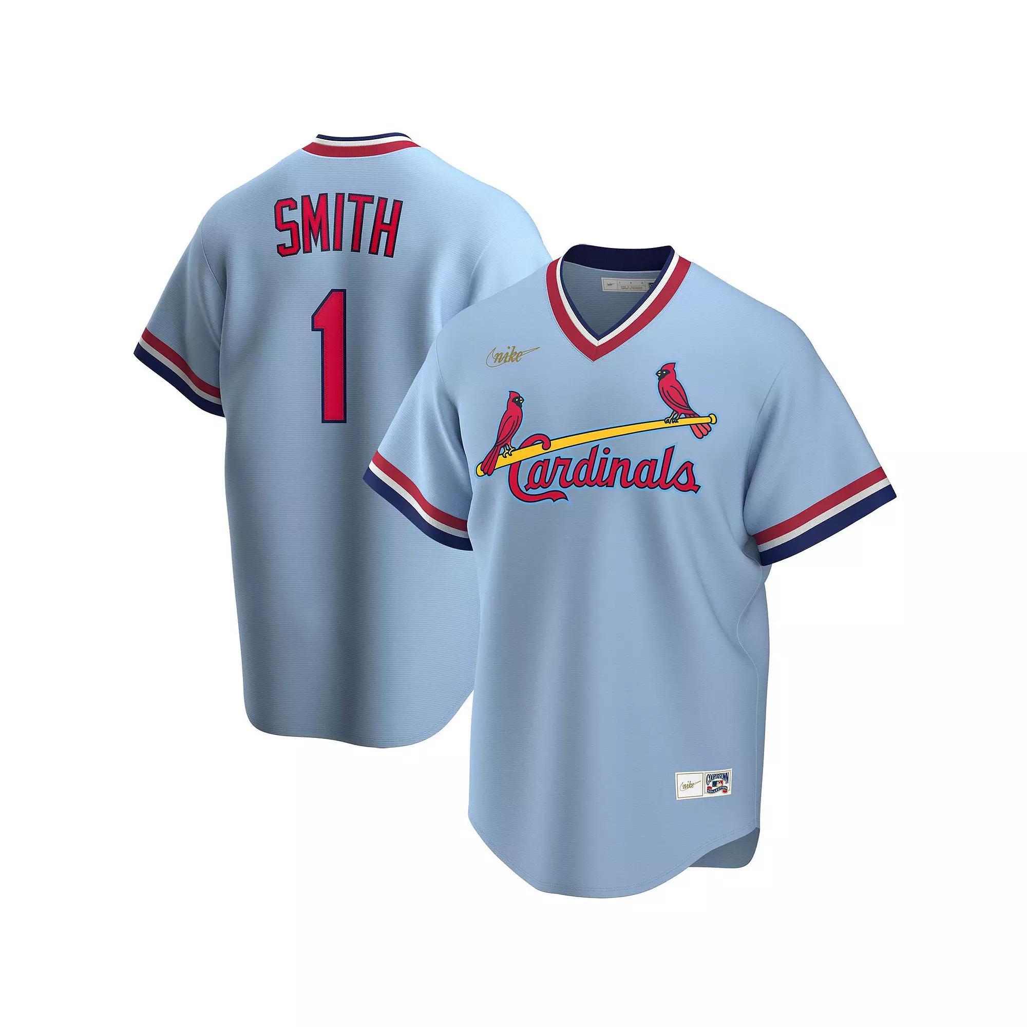 Nike Mens MLB St. Louis Cardinals (Ozzie Smith) Cooperstown Baseball Jersey | C267UCP-OS1 Product Image