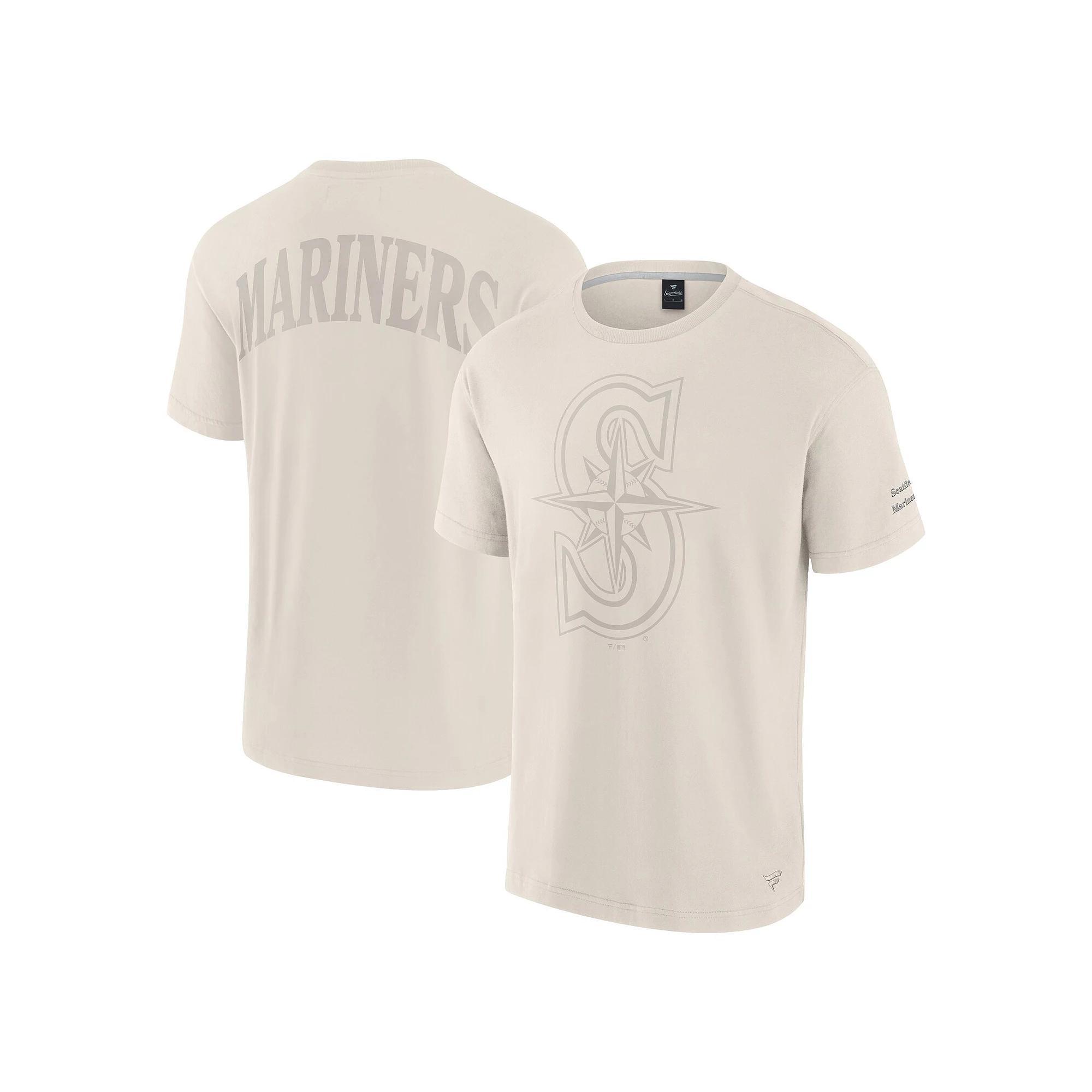 Men's Fanatics Cream Seattle Mariners Elements Iconic T-Shirt, Size: 3XL, Beige Product Image